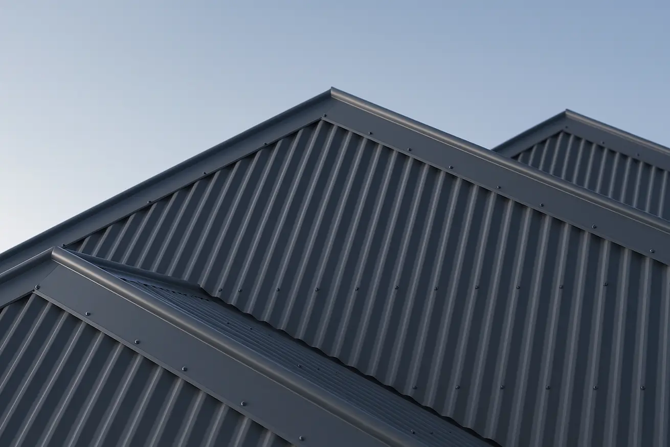Modern Colorbond steel roof installation showing sleek profile and coastal durability