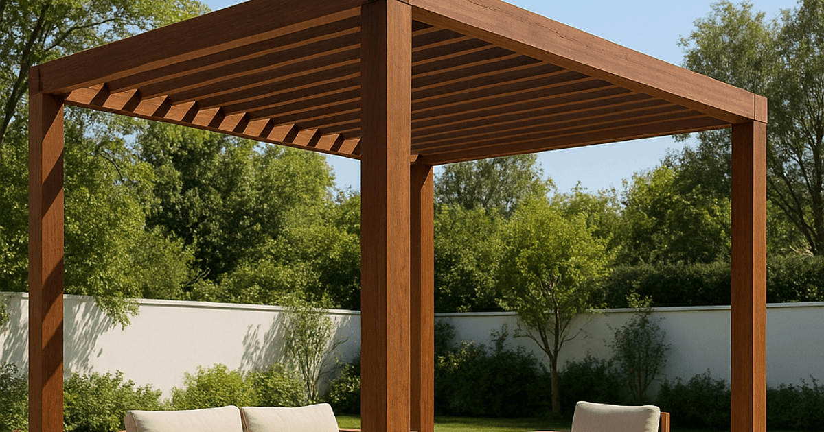 Pergola construction timeline – framing and roofing