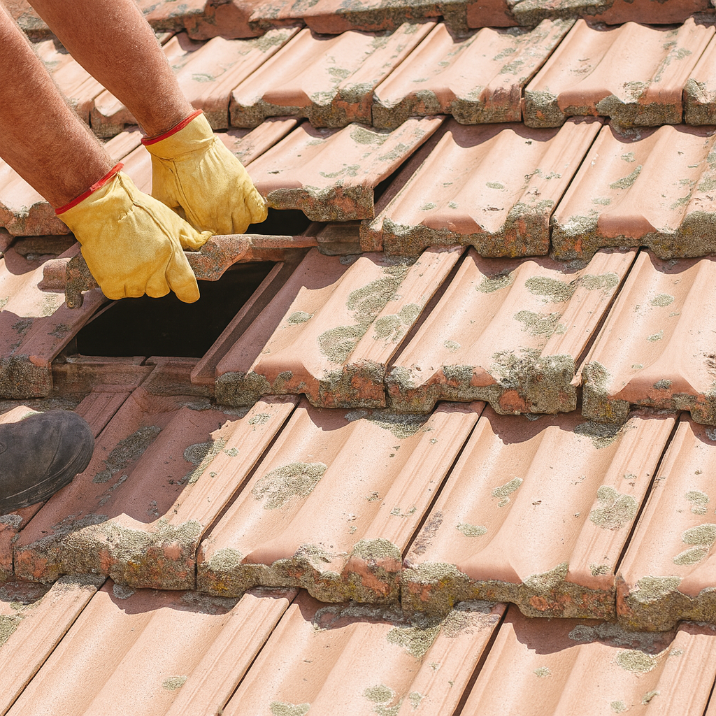DIY guide: how to remove a roof tile step-by-step