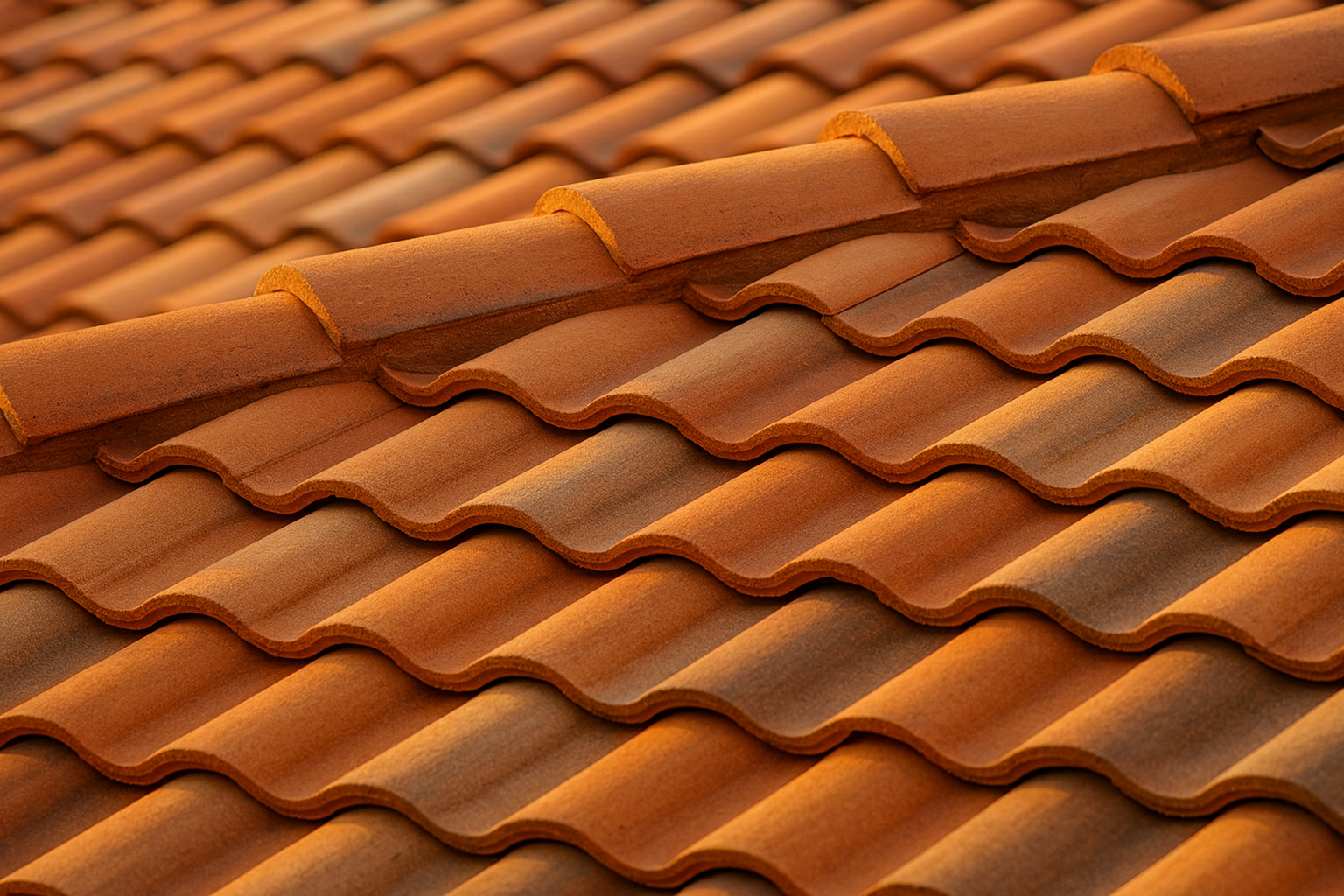 Traditional roof tiles showing classic durability and aesthetic appeal for Peninsula homes